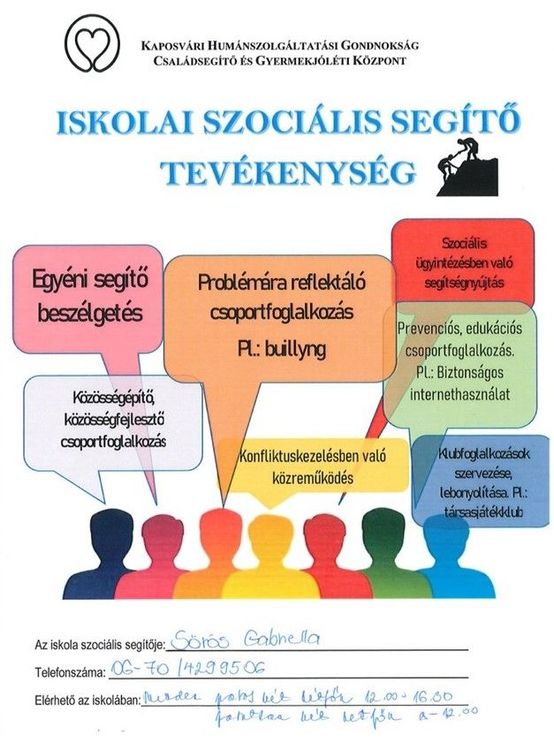 Iskolai szociális segítő 